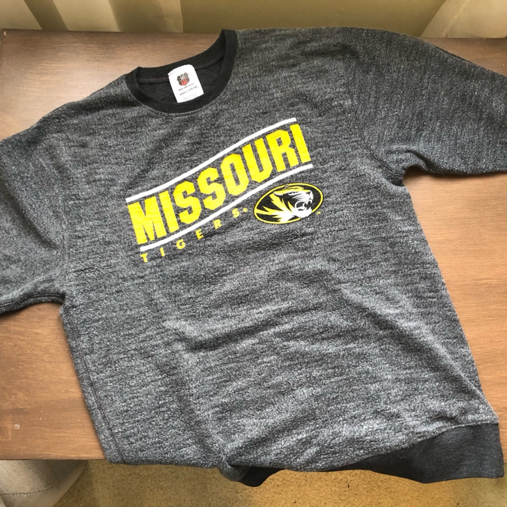 Kids L (14/16) Wes and Willy Mizzou Fleece Sweatshirt